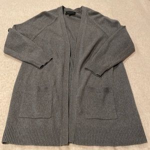 Rag & Bone long heather grey cashmere sweater